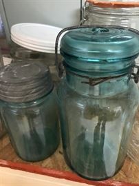 Old and New Canning Jars