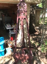 Great Old Artist Easel- About 7 feet tall
