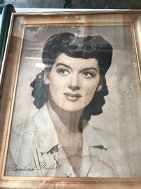 Autographed Rosalind Russel Picture
