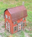 Large Vintage New England Farmhouse Birdhouse, fabulous Folk Art piece
