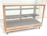 antique display showcase counter, this style was used in general stores, variety stores, clothes stores etc.
