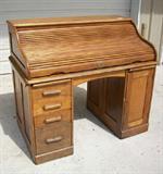 antique oak rolltop desk