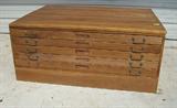 antique map cabinet