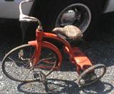 antique tricycle