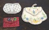 ladies beaded bags and coin purses
