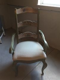 Thomasville painted chest arm chair (matching chest of drawers)