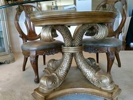 Thomasville Hemingway collection dining table and chairs