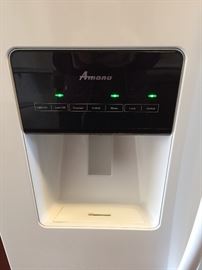 Amana side-by-side refrigerator