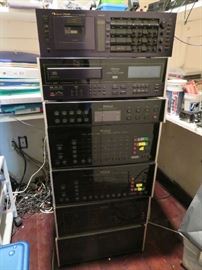 Audio system: Nakamichi Dragon cassette deck and McIntosh compact disc changer/Am-FM tuner/audio-video multi-zone control system/2-pwr amps