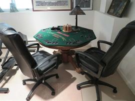 Oak pedestal table claw/ball foot