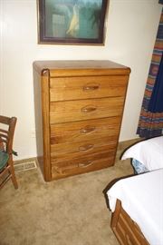 Oak Bedroom Furniture Chest of Drawers 