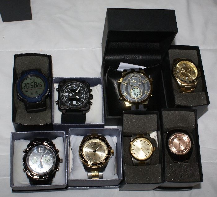 Large Dial Face Wristwatches