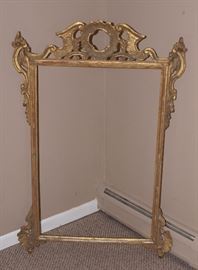 Antique 50" tall x 34" wide all Wood Carved Frame 