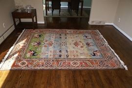 6' ft, 3" wide x 8' ft, 4" long Hand Made Rug 