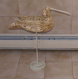 Hand-made Wicker Gull