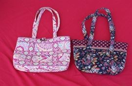 2 Like New Vera Bradley Cloth Bags