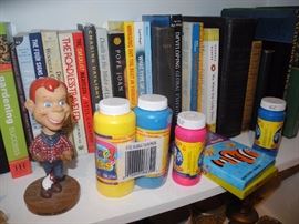 Howdy bobble head books, etc