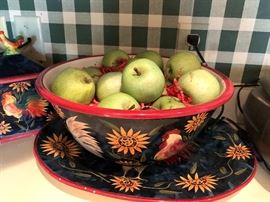 Decorative Platter & Bowl