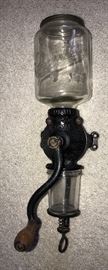 Antique Crystal #3 coffee grinder. 