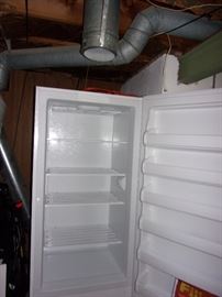 Frigidaire upright freezer. 