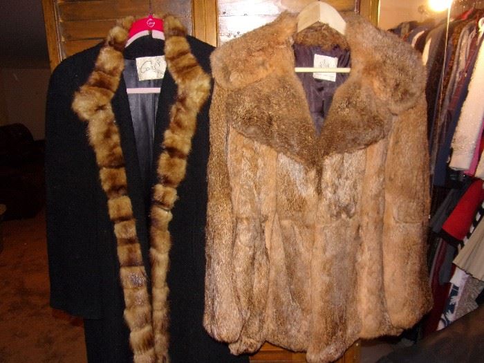 Lovely fur and fur trimmed coats