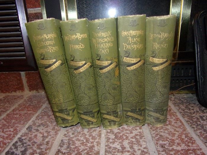 Very vintage Lord Bulwer Lytton novels
