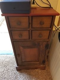 cute small apothecary style cabinet
