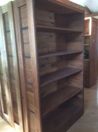 4 pine bookcases