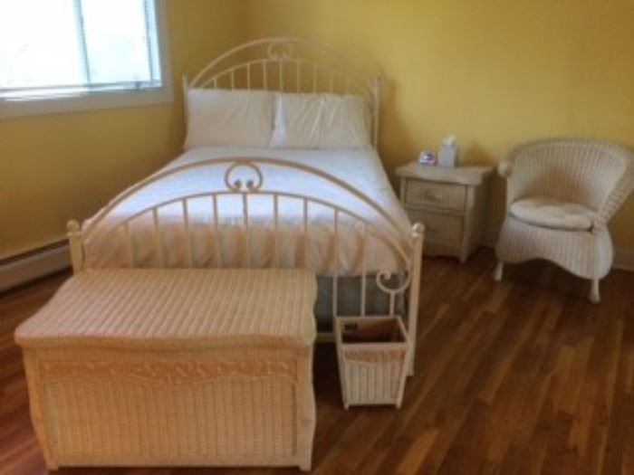 Ethan Allen bed with Pier One furniture