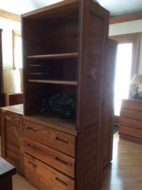 pine bookcase dresser
