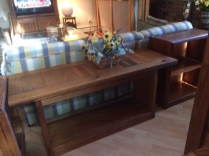 pine sofa table