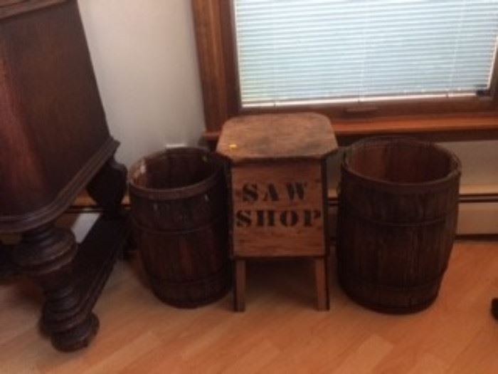 vintage barrels stool