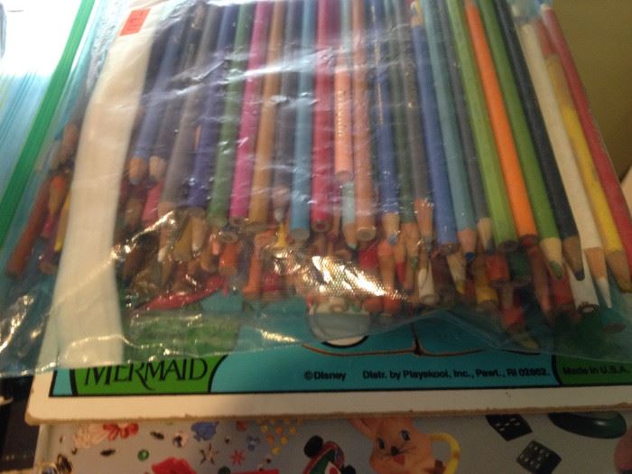 200+ colored pencils