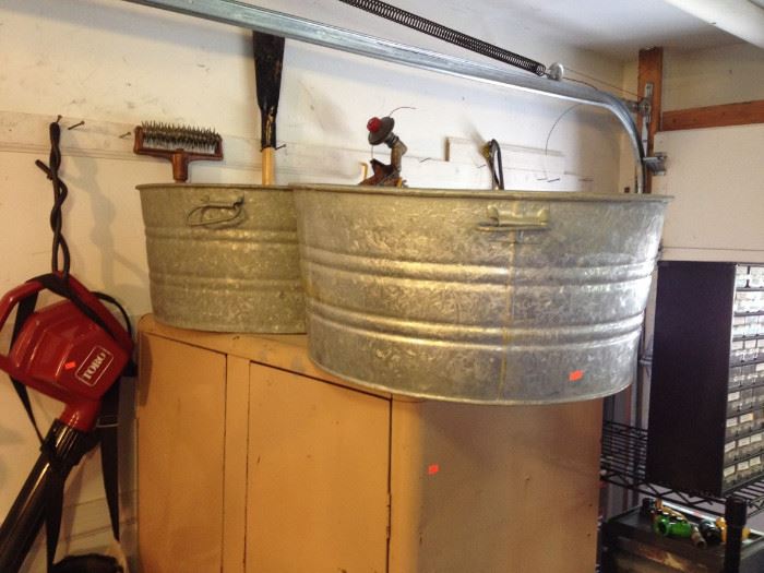 galvanized tubs - metal storage cabinet 