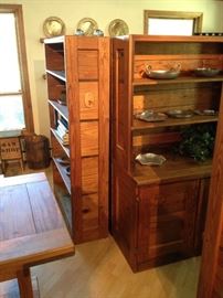Pine wood furniture - dressers, tables, bookcases, dressers