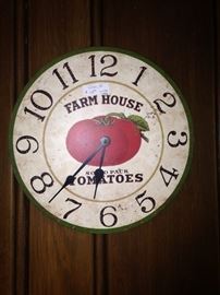 "Farm House" clock