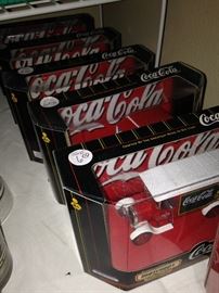 Boxed Coca-Cola trucks