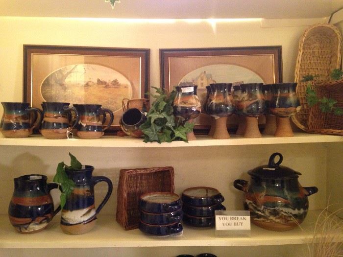 Signed pottery