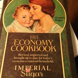 1915 Economy Cookbook by Imperial Sugar