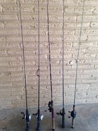 Some of the fishing rods