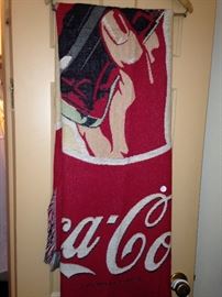 Coca-Cola throw