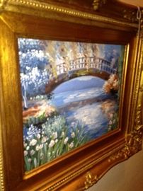 Small/ framed bridge scene