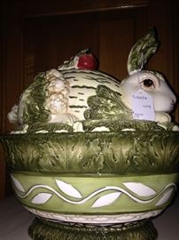 Rabbit tureen