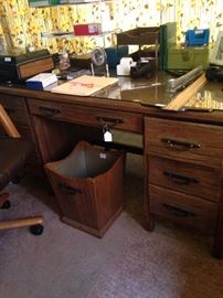 Ranch Oak desk - A. Brandt Company, Inc., debuted the Ranch Oak furniture line in Fort Worth in 1938.