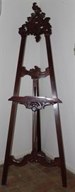 Large Ornate Carved in Louis XV Style Art Display Easel