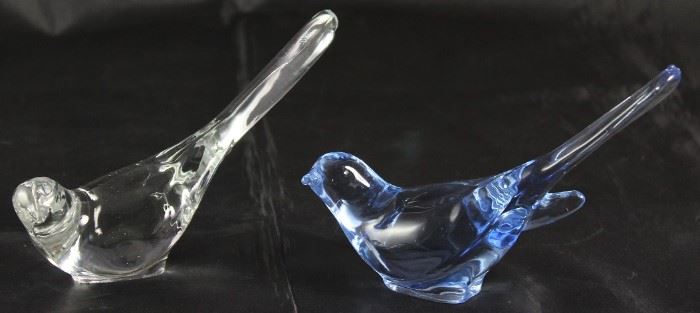 Fenton Crystal Glass Bird Figurines/Paperweights