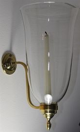Williamsburg Colonial Store Solid Brass Wall Sconce (1 of a pair shown)