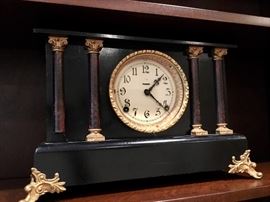 Antique mantle clock