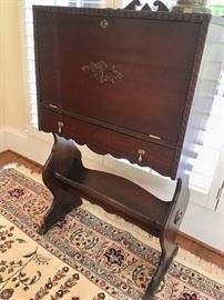 Antique drop front desk