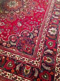11’10” by 9’9” Persian rug